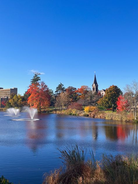 Umass Boston, New England College Aesthetic, New England College, Autumn In Massachusetts, Umass Amherst, Amherst College Aesthetic, Mit Campus Massachusetts, Campus Aesthetic, Amherst College