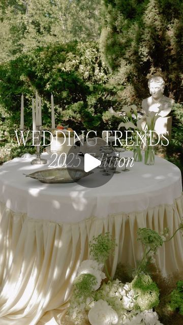 French Weddings on Instagram: "Thank you to everyone who participated in our 2025 wedding trends quiz and to the amazing vendors who brought these trends to life through their recent weddings. Here are some key trends for 2025:

- Vintage Vibes: Retro-inspired elements such as antique garden chairs, silverware or vintage ceramic plates are making a comeback, adding nostalgic charm to modern weddings.

- Drapery Decor: Dramatic drapery is replacing fairy lights, bringing romance and depth to venues.

- 80’s Wedding Dresses: Iconic 80’s silhouettes like bubble sleeves and drop waists are back in style.
Dress @rimearodaky 

- Alternative Desserts: Treats like pie meringue or madeleine cake are taking center stage over traditional cakes.

- Silver Accents: Silver details add a touch of vintage Pie Meringue, French Weddings, Madeleine Cake, Dessert Alternatives, Vintage Garden Wedding, Antique Garden, Garden Wedding Ideas, Traditional Cakes, 2025 Wedding