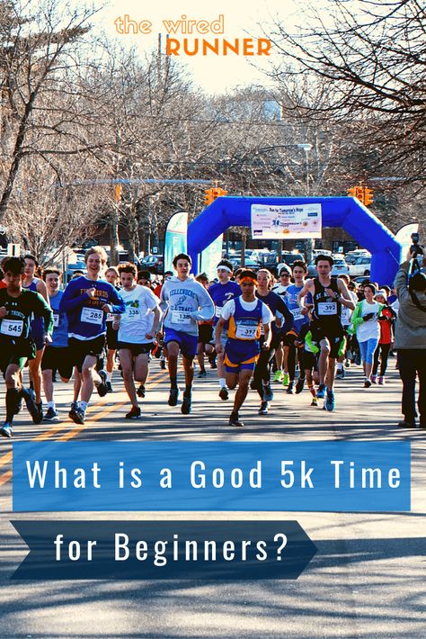 If you are preparing to run your first 5k race, you might be wondering what a good 5k time is. This obviously depends on many factors including fitness, age, and experience. But we can guide you on the right track to figuring out a good 5k time with this article. via @thewiredrunner 10k Training, Fitness Goal Setting, First 5k, Running Group, 5k Race, 5k Training, Beginner Runner, Sleep Early, Cross Country Running