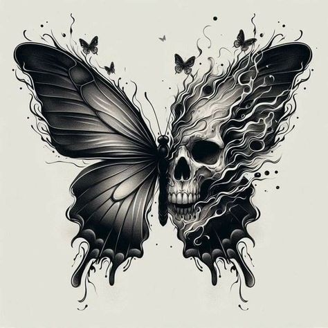 Skull Hour Glass Tattoos, Feminine Skull Tattoos For Women Leg, Unique Skull Tattoo Ideas, Panda Skull Tattoo, Xray Tattoo Ideas Bones, Shoulder Tattoos For Women Cover Up, Moth Skeleton Tattoo, Dark Tattoo Designs For Women, Unique Thigh Tattoos Women Ideas