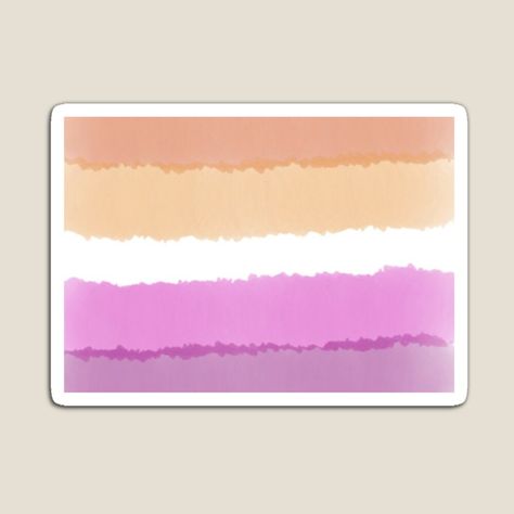 Get my art printed on awesome products. Support me at Redbubble #RBandME: https://www.redbubble.com/i/magnet/Watercolour-Lesbian-pride-flag-by-TashaG19/89069060.TBCTK?asc=u Lesbian Pride Flag, Pride Flag, Pride Flags, Top Artists, Colorful Prints, Sell Your Art, My Art, Awesome Products, Independent Artist