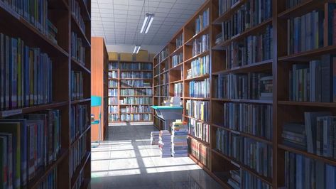 Anime School Library, School Reference Background, Gacha Library Background, Anime Library Background, School Gacha Background, Anime School Background, Gacha Backgrounds School, Gacha School, Gif Background