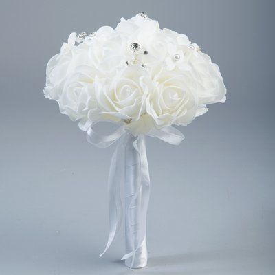 Floral And Fauna, Rose Floral Arrangements, White Rose Bouquet, Event Decor Direct, Bouquet Roses, Faux Hydrangea, Faux Floral Arrangement, Artificial Bouquet, Wedding Event Design