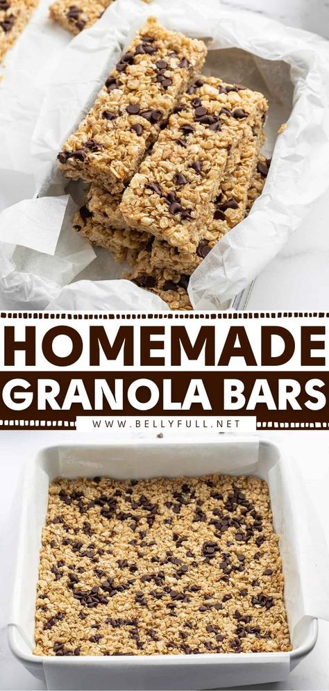 Easy Homemade Granola Bars, Granola Bars Recipe, Homemade Granola Recipe, Easy Homemade Granola, Chocolate Chip Granola Bars, Granola Recipe Bars, Homemade Granola Bars, Granola Recipe, Healthy Ingredients