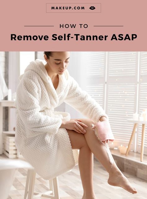 If you’ve fallen victim to a self-tanning mishap, try one of these five tricks for removing self-tanner and fixing the orange streaky color fast. #selftanner #selftanning #sunlesstanner #selftannermistake #tanningmistake #howtofixselftanner #streakytan #sunlesstanmistaker #tanninglotion #beauty #beautyhacks #beautymistake #skin #skincare #skincareroutine #babyoil #exfoliating #cleanser #lemonjuice #tanninghacks Face Self Tanner, Philosophy Skin Care, Self Tanning Tips, Tanning Skin Care, How To Tan Faster, Beauty Mistakes, Sunless Tanner, Tan Removal, Tanning Tips