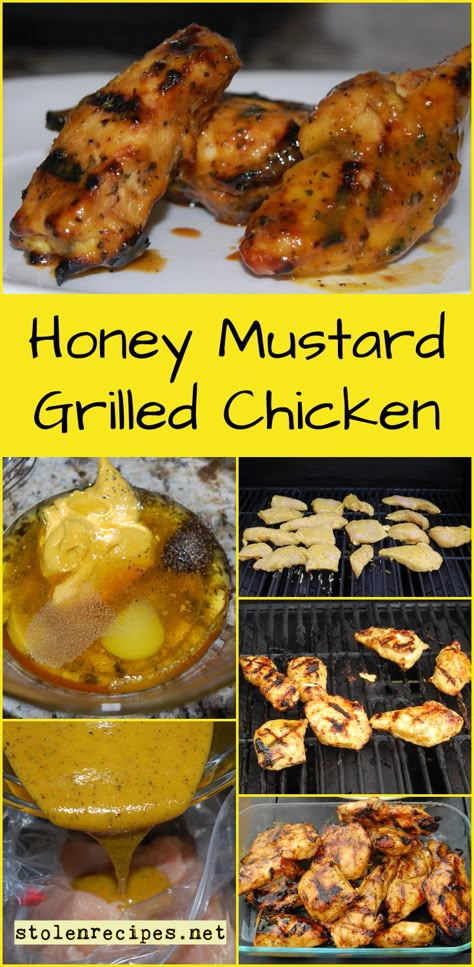 Honey Mustard Grilled Chicken, Honey Mustard Chicken Marinade, Mustard Marinade For Chicken, Honey Mustard Salad, Honey Mustard Salmon Recipes, Creamy Honey Mustard Chicken, Honey Mustard Sauce Recipe, Honey Mustard Marinade, Honey Mustard Chicken Thighs