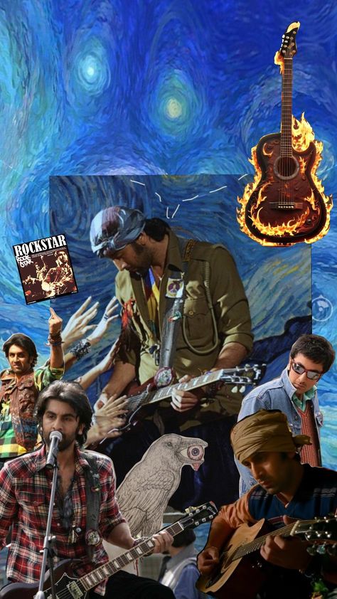 Rockstar Movie #rocksarmovie #rk #ranbirkapoor #janardan #jordan Rockstar Movie Poster, Rockstar Movie Art, Rockstar Movie, Pretty Movie, Bollywood Love, Amazing Spiderman Movie, Bollywood Posters, Dorm Inspiration, Spiderman Movie