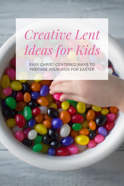 Creative Lent Ideas for Kids - Out Upon the Waters Kids Lent Ideas, Family Lent Activities, Lent Kids Crafts, Lent Ideas For Families, Lent For Children, Lent With Kids, Lent For Preschoolers, Lent In A Bag Ideas, Lent Crafts For Kids