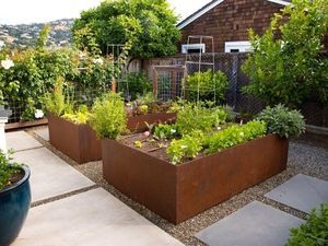 Steel Garden Edging, Container Water Gardens, Steel Planters, Water Gardens, Have Inspiration, Vegetable Garden Design, Garden Edging, Corten Steel, Fruit Garden