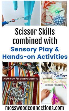 Scissor Skills & Cut Scissors Skills, Sensory Play Activities, Preschool Skills, Classroom Pets, Prek Ideas, Homeschool Hacks, Kids Craft Room, Animal Art Projects, Elementary Learning