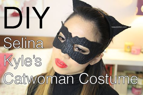 Diy Catwoman Costume, Selina Kyle Catwoman, Catwoman Outfit, Catwoman Mask, Batman Diy, Catwoman Costume, Dc Costumes, Comic Con Costumes, Catwoman Cosplay