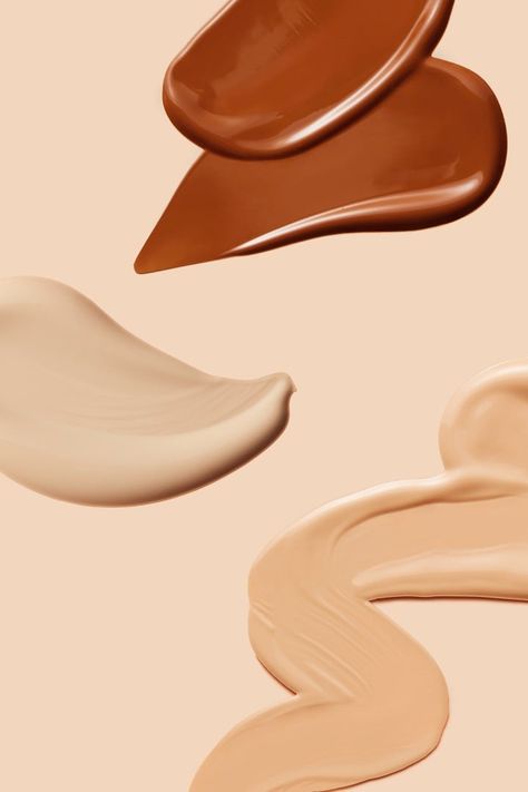 Foundation Aesthetic, Shades Of Foundation, Foundation Texture, Foundation Photography, Makeup Texture, Sephora Foundation, Foundation Design, Foundation Swatches, Apply Foundation