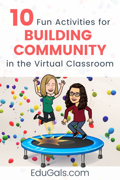 Virtual Work Activities, Community Building Classroom Upper Elementary, Responsive Classroom Activities, Build Classroom Community Elementary, Virtual Classroom Ideas, Kindergarten Sel, Building A Positive Classroom Community, Classroom Party Ideas, Classroom Community Building Activities