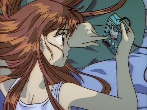 Sana Kurata, Angel Guard, Emo Art, Drawing Expressions, Old Anime, Anime Screenshots, 90s Anime, Anime Angel, Cute Anime Pics