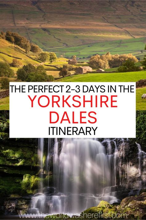 This Yorkshire Dales itinerary will help you map out up to 3 days in this lovely national park in the North of England. The Dales Yorkshire, Yorkshire Travel, Uk Walks, London England Travel, Yorkshire Dales National Park, Cotswolds England, England Countryside, Uk Trip, Visit Uk