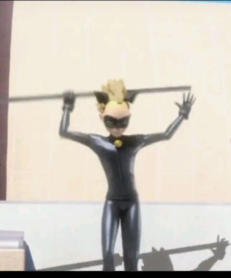 Chat noir Cursed Chat Noir Pics, Cursed Cat Noir, Miraculous Ladybug Memes, Cat Noir, Pole Dancing, Miraculous Ladybug, Funny Stuff, Mlb, Memes