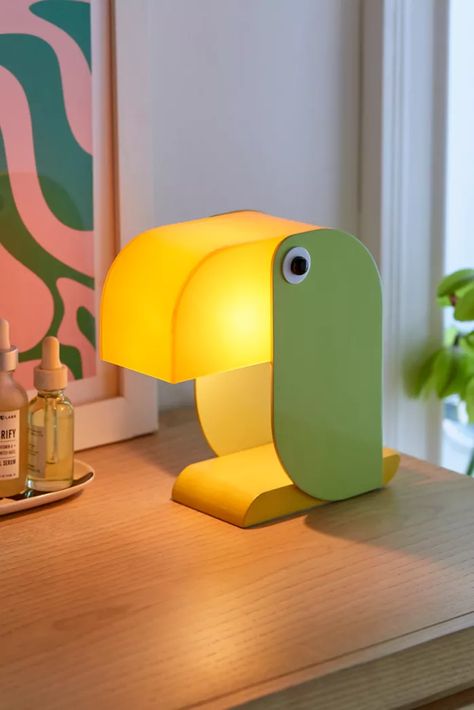 Wooj Lamp, Lamp Packaging, Fun Lamps, Fun Lamp, Acrylic Lamp, Can Lights, Cute Room Decor, Cubicle, Glass Table Lamp