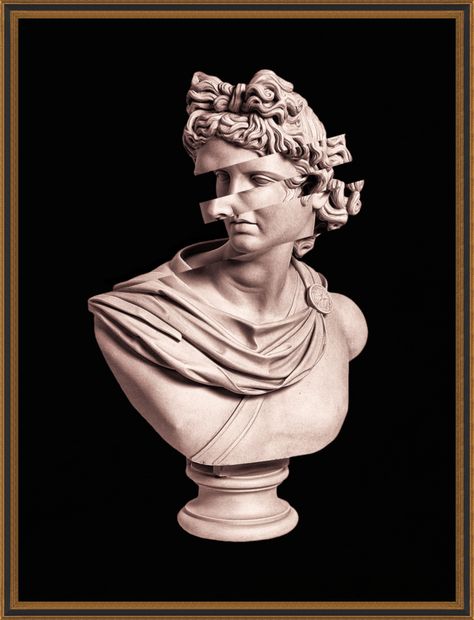 God Apollo, Artfully Walls, Artist Wall, Abstract Art Prints, Wall Gallery, Photo Canvas, Beauty Inspiration, All Art, Greek Statue