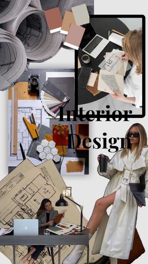 Interior design career mood board #interiordesignmoodboard #interiordesigner #interiordesign #careergirly #careervisionboard Architect Vision Board, Interior Design Aesthetic Job, Interior Design Student Aesthetic, Interior Design Vision Board, Luxury Living Room Interior, Interior Design Major, Architecture Career, Interior Design Portfolio Layout, Interior Design Jobs