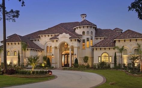 Luxury Mediterranean Homes Exterior, Mediterranean Mansion Exterior, Luxury Mediterranean Homes, Mediterranean Pool, Mediterranean Homes Exterior, Mediterranean Exterior, Mediterranean Mansion, Mediterranean Luxury, Mansion Exterior