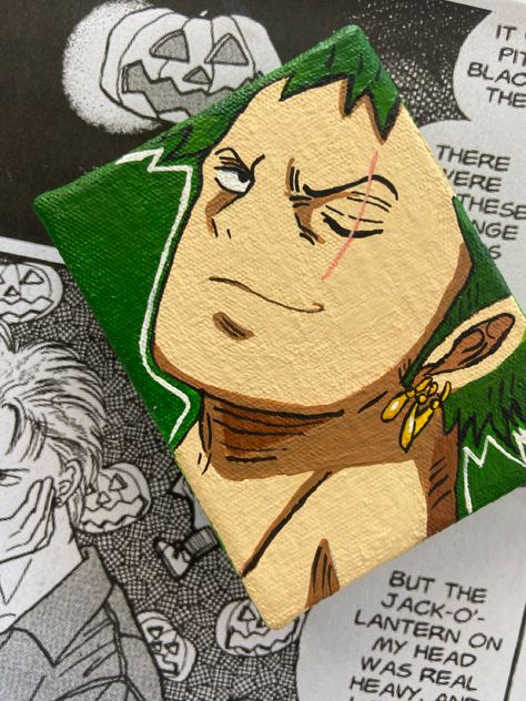 #onepiece #roronoa #zoro #animeicons #mangaart #animedrawing #luffy Best Quotes From Books, Sketches Simple, Mini Canvas Art, Roronoa Zoro, Mini Canvas, Mini Paintings, Art Drawings Sketches Simple, Art Drawings Sketches, Drawing Sketches