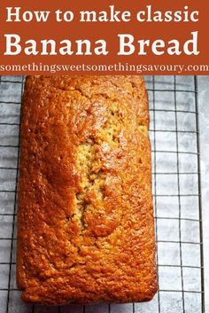 Banabread Recipe Easy, Bannan A Bread Recipe Easy 2 Banana, Bannan Bread Recipe Moist, Banana Bread Recipe 2 Bananas, Easy Banana Bread Recipe 3 Ingredients, Banana Bread Recipe Uk, Banana Sour Cream Cake, Simple Banana Bread Recipe, Easy Banana Cake