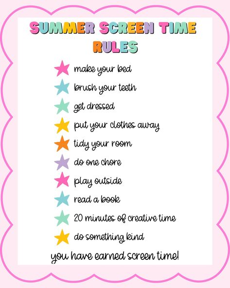 🌞📱 Summer Screen Time Rules! 📱🌞 📝 Keep summer fun and balanced with our "Summer Screen Time Rules Checklist"! 🏷️✨ Perfect for helping parents manage screen time and ensure a fun-filled, active summer. 🌟💖 💼 Instant Download Alert! Get your checklist now and make this summer the best one yet. 🎉💫 👉 Link in bio to grab yours today! 🛍️✨ #ParentingTips #SummerScreenTime #KidsActivities #InstantDownload #ParentingHacks #ScreenTimeRules #SummerChecklist #BalancedLife #FamilyFun #SummerTips #scree... Summer Screen Time Rules, Screen Time Rules, Summer Checklist, Screen Time, Life Balance, Parenting Hacks, Family Fun, Summer Fun, This Summer