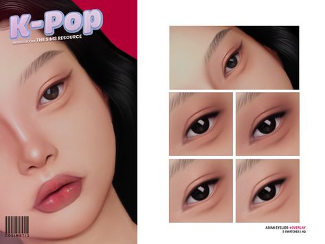 Sims 4 Cc Maxis Match Asian Eyes, Sims 4 Asian Eye Preset, Sims Cc Presets Eyes, Sims 4 Cc Eyebag, Sims 4 Cc Eyebags Maxis Match, Sims 4 Cc Skin Details Asian, Sims 4 Cc Maxis Match Skin Details Eyes, Sims 4 Cc Eyeshadow Korean, Sims 4 Cc Monolid Eyes