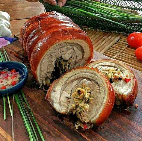 Lechon Liempo (Pork Belly) Lechon Belly, Phillipino Food, Belly Roll, Food Trip, Pinoy Food, Filipino Food, Anime Food, Filipino Recipes, Pork Belly