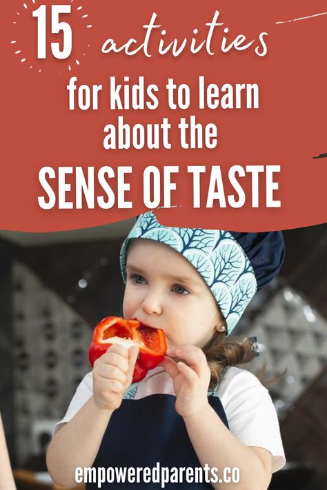 Taste Activities For Preschoolers, Sense Of Taste Activities Preschool, Sense Of Taste Activities, Taste Activities, Food Activities For Toddlers, Games In The Classroom, Ideas For Cooking, 5 Senses Activities, Taste Sense