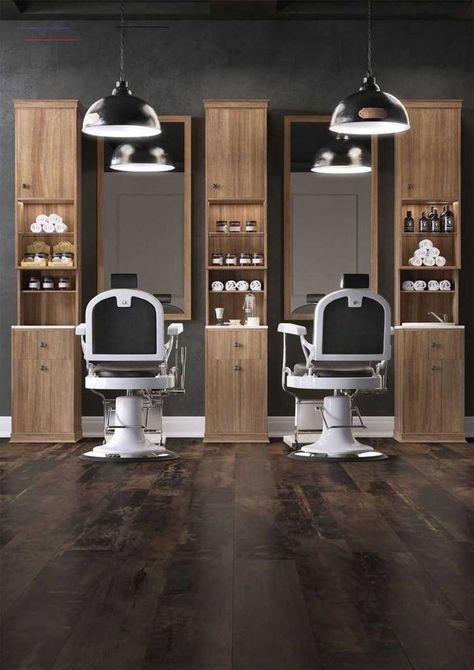 Modern Barber Shop, Barbershop Design Interior, Classic Barber Shop, Parlour Design, Barber Shop Interior, Nail Salon Interior Design, Hair Salon Design, Hair Salon Interior, Salon Suites Decor