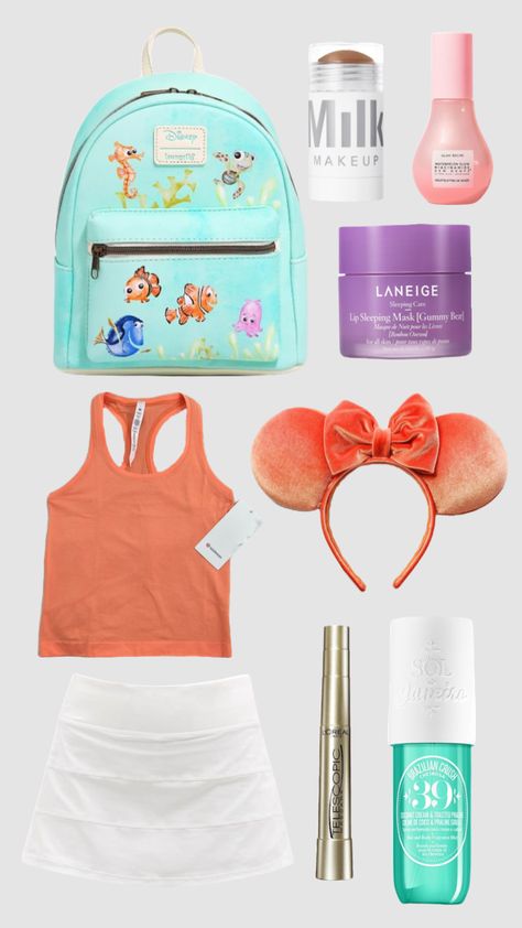 Disney World Outfits Preppy, Preppy Disneyland Outfits, Disney Preppy Outfits, Disney Outfit Ideas Summer, Preppy Disney Fits, Lululemon Disney Outfit, Disney Outfit Inspo Summer, Preppy Disney Outfits, Disney Preppy