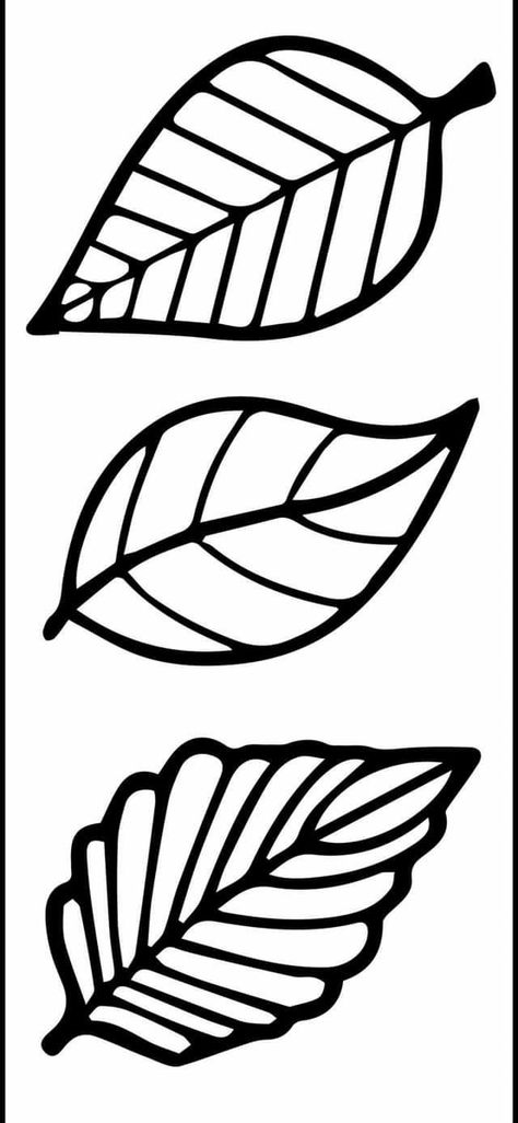 Leaf Shapes Template Free Printable, Leaf Stencils Printable, Leaf Pattern Drawing, Leaf Cutout Template, Leaf Template Printable Free, Leaf Clipart Black And White, Svg Leaves, Leaf Svg, Leaf Vector