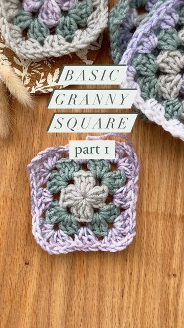 No Gap Granny Square, Make A Granny Square, Basic Granny Square, Crochet Granny Square Bag, Granny Square Pattern Free, Easy Granny Square, Granny Square Pattern, Crochet Chain, Make Blanket