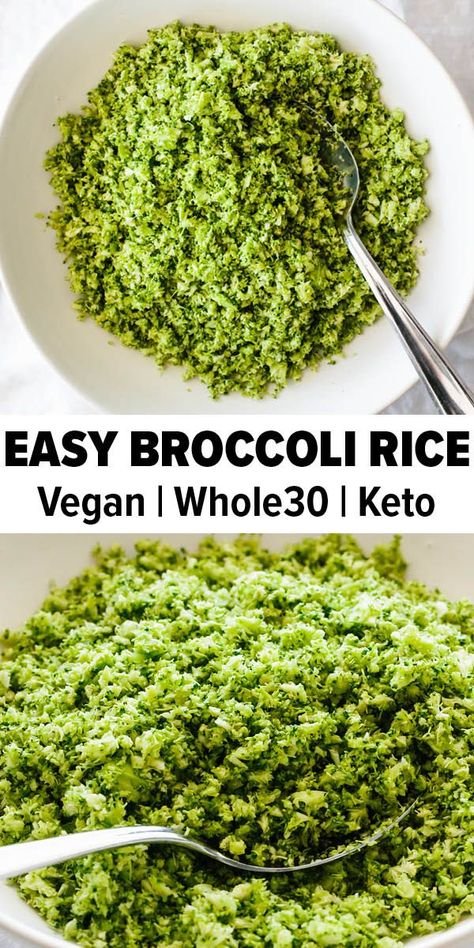 Broccoli Rice Recipe, Riced Broccoli, Easy Wraps, Broccoli Benefits, How To Make Broccoli, Easy Broccoli, Easy Whole 30 Recipes, Healthy Bowls, Broccoli Rice