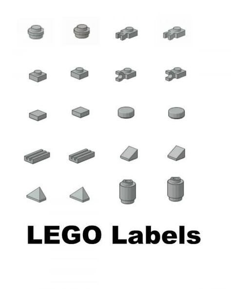 Lego Stickers Printable, Lego Labels, Lego Display Shelf, Lego Station, Kid Storage, Lego Sorting, Lego Magazine, Lego Website, Lego Storage Organization