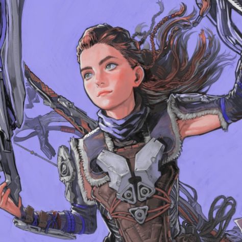 Aloy Fanart, Digital Art Beginner, Horizon Zero Dawn, Art Tutorials Drawing, Character Design Inspiration, Not Mine, Drawing Tutorial, Art Style, Fashion Art