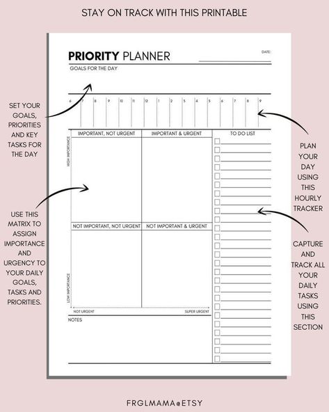 Task Priority Matrix, Decision Matrix, Productivity Planner, Eisenhower Matrix, Action Planner, D... 7daymealplanner #plannergratis #plannerdesign #2024masterplanner☕︎. Homeschool Student Planner, Free Weekly Planner Templates, Student Weekly Planner, Action Planner, Eisenhower Matrix, Free Daily Planner, Money Planner, Weekly Planner Free, Student Planner Printable