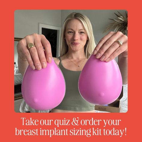 Swipe to see what 400cc Auggie breast implant sizers look like tried on. What sizes do you want to see tried on next? #TryAuggie #breastaug #plasticsurgery #breastlift #bodyconfidence #beforeandafter Try Before You Buy | Breast Implant Try On | Breast Augmentation Breast Lift, Body Confidence, Breast Augmentation, Plastic Surgery, Try On, How Many