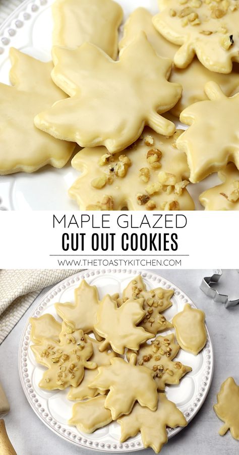 Cut Out Cookies Recipe, Flavored Sugar Cookies, Maple Cookies, Chocolate Peanut Butter Desserts, Easy To Make Cookies, Maple Frosting, Cut Out Cookie Recipe, Raw Cookie Dough, Make Cookies