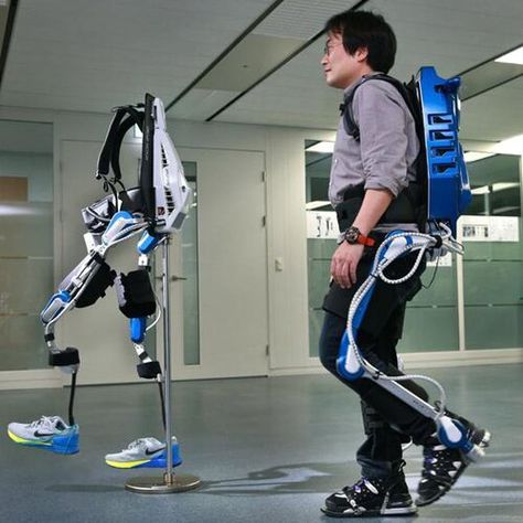 Hyundai Wearable Robotics for Walking Assistance Offer A Full Spectrum of Mobility | Futuristic NEWS Neo Japan 2202, Exoskeleton Suit, Wearable Robots, Powered Exoskeleton, Human-machine Interface, Walking Aids, Wheelchair Accessories, Hyundai Motor, Digital Fabrication