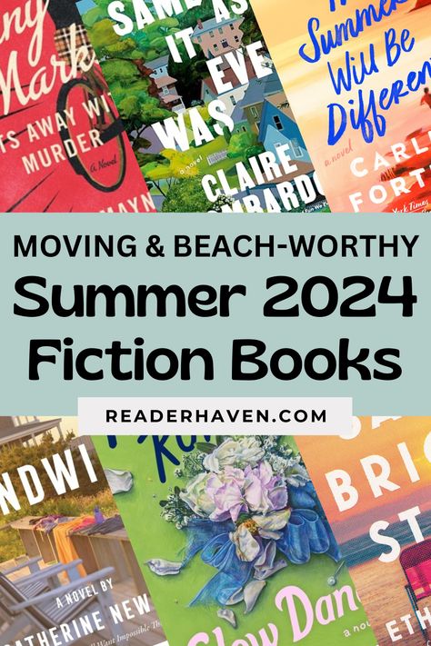 A new season means exciting new books to get your hands on! As the weather warms up, I’ll be reaching for these engaging summer 2024 fiction books, from contemporary family dramas to romantic beach reads to emotional mystery books you won’t be able to put down. Beach Reads 2024, 2024 Books, Non Romantic, Beach Reads, Book Club Reads, Beach Books, Romantic Beach, Little Library, Summer Books