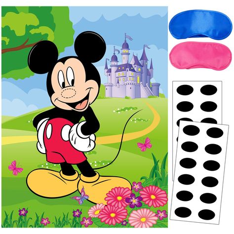 Mickey Mouse Party Games, Mickey Mouse Birthday Decorations, Twodles Birthday, Mickey Theme, Mickey Birthday Party, Games For Boys, Mickey Mouse Birthday Party, Mickey Party, Mickey Birthday