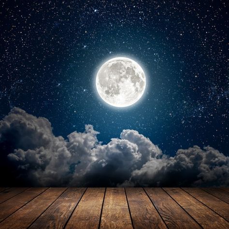 Full Moon Effects, Full Moon Images, Night Sky With Stars, Photoshop Presets Free, Sky With Stars, Night Sky Moon, Baby Photo Editing, Full Moon Night, Beautiful Night Images