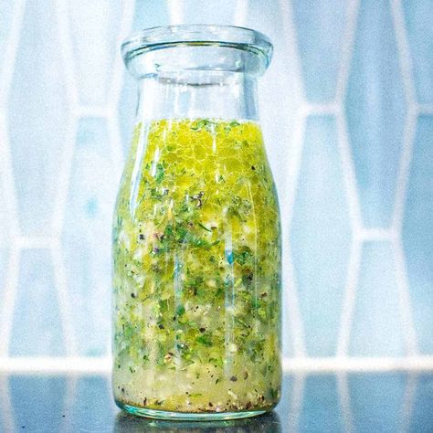 Greek Lemon Salad Dressing, Feta Greek Dressing, Herb Salad Dressing Recipes, Feta Cheese Salad Dressing, Greek Salad Dressing Recipe Authentic, Green Salad Dressing Recipes, Greek Dressing Recipe Vinaigrette, Authentic Greek Salad Dressing, Feta Salad Dressing