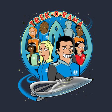 Check out this awesome 'Trek-O-Rama+-+nerdy+Orvillian+Shirt' design on @TeePublic! Archer Tv Show, The Orville, Seth Macfarlane, Shirt Sticker, Cartoon Network Adventure Time, Adventure Time Art, Adventure Time Anime, Futurama, Comic Movies