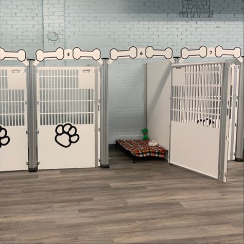 Pet Hotel Design, Dog Daycare Design, Dog Boarding Ideas, Dog Daycare Business, Hotel Pet, Luxury Dog Kennels, Custom Dog Kennel, Boarding Kennels, Dog Boarding Facility