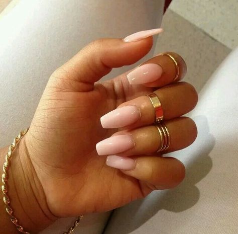 ○○ Pink nude coffin nails○○ 2016 Nails, Top Nails, Pretty Nail Designs, Classy Acrylic Nails, Long Acrylic Nails Coffin, Hair Skin Nails, Nail Shop, Cute Nail Designs, Long Acrylic Nails