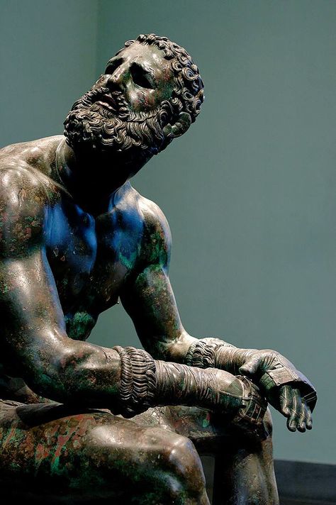 Boxer At Rest, Boxer Athlete, Greek Artwork, Boxing Match, Ravenclaw Aesthetic, The Ancient One, Ancient Civilizations, Best Artist, Bronze Sculpture