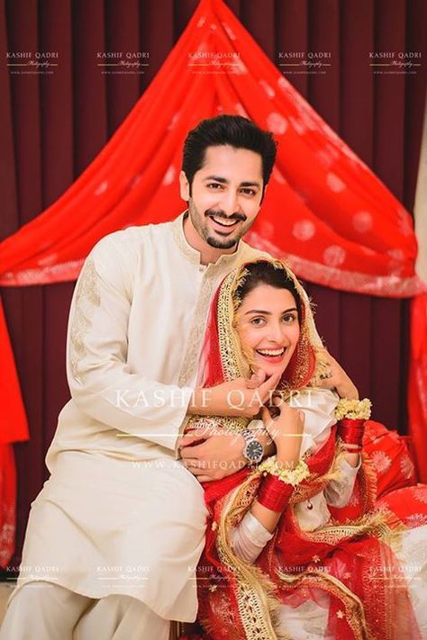 Ayeza Khan n Danish Taimoor Nikah Pics Aiza Khan Wedding, Ayeza Khan Wedding, Danish Taimoor, Aiza Khan, Nikah Dress, Bungalow Exterior, Wedding Couple Poses Photography, Ayeza Khan, Celebrity Wedding